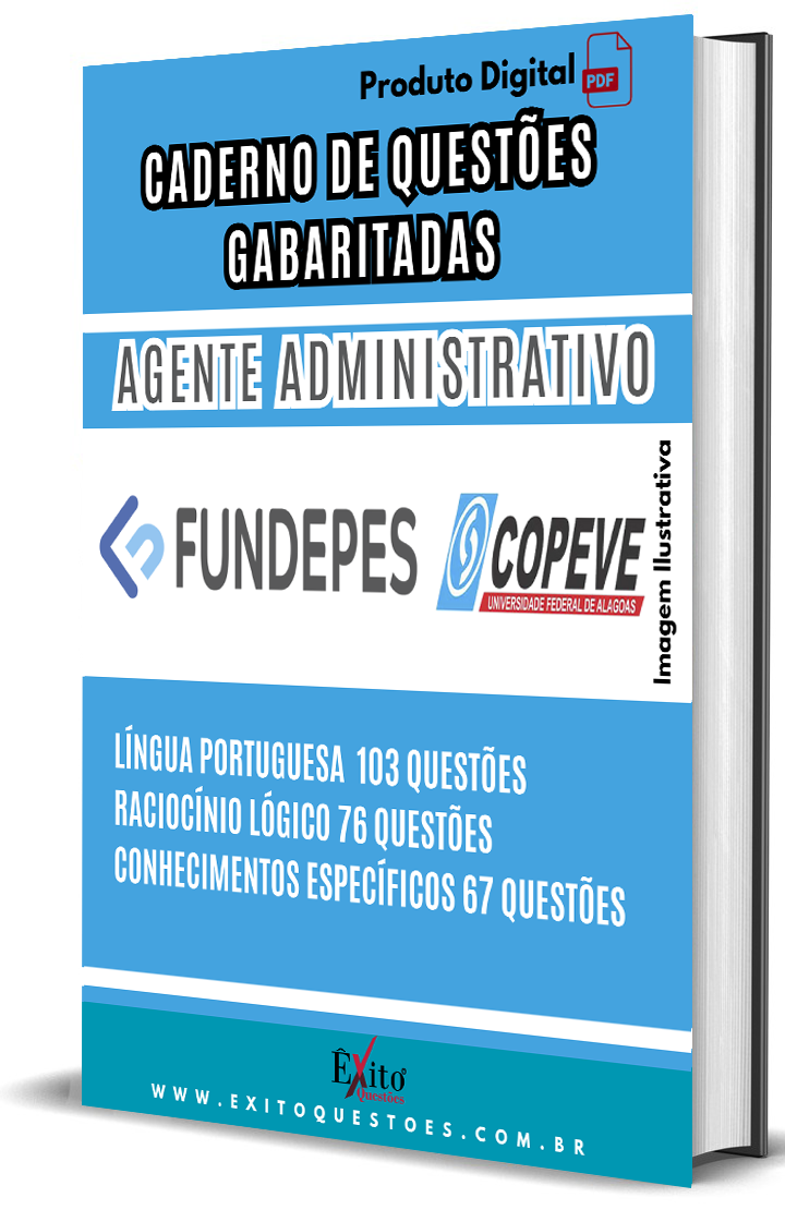 Agente Administrativo Copeve/Ufal - Questões Gabaritadas para Concurso Público Agente Administrativo Copeve/Ufal - Questões Gabaritadas para Concurso Público