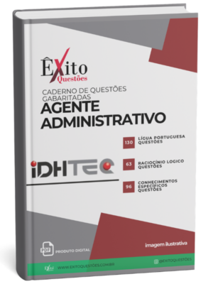 Agente Administrativo - Banca IDHTE - Questões Gabaritadas