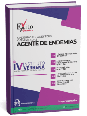 Agente De Endemias Instituto - Banca VERBENA - Questões Gabaritadas