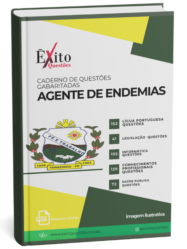 Agente De Endemias - Banca IGEDUC TEREZINHA - Questões Gabaritadas Agente De Endemias - Banca IGEDUC TEREZINHA - Questões Gabaritadas