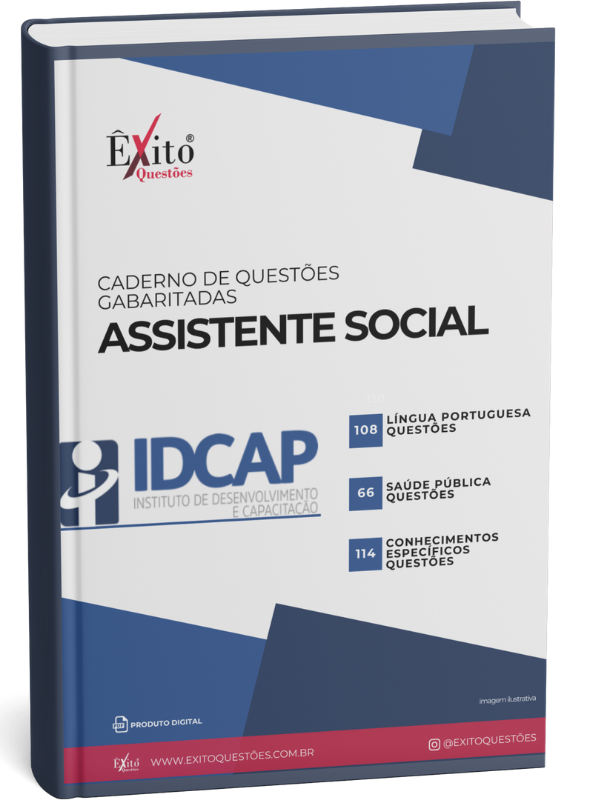 Assistente Social Idcap - Questões Gabaritadas para Concurso Público Assistente Social Idcap - Questões Gabaritadas para Concurso Público