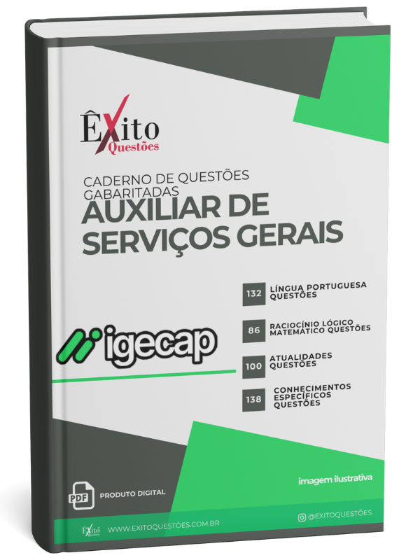 Auxiliar De Serviços Gerais - Banca IGECAP - Questões Gabaritadas Auxiliar De Serviços Gerais - Banca IGECAP - Questões Gabaritadas