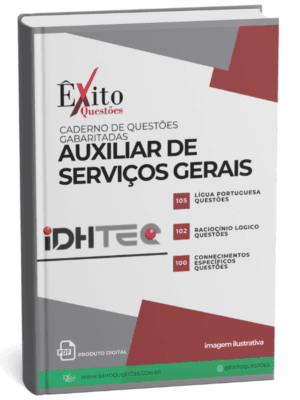 Auxiliar De Serviços Gerais - Banca IDHTEC - Questões Gabaritadas
