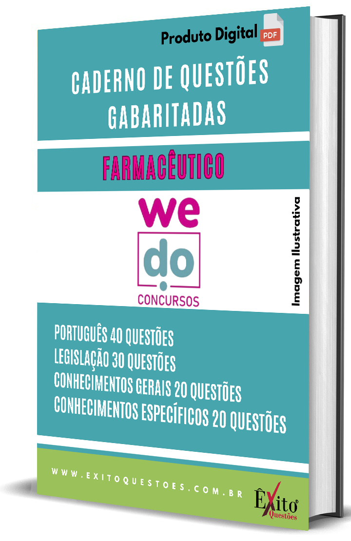 Farmacêutico We Do Concursos - Questões Gabaritadas para Concurso Público Farmacêutico We Do Concursos - Questões Gabaritadas para Concurso Público