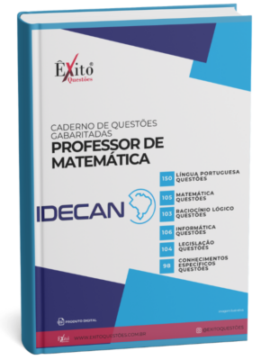 Professor De Matemática - Banca IDECAN - Questões Gabaritadas