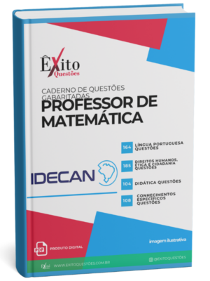 Professor De Matemática - Banca IDECAN, - Questões Gabaritadas