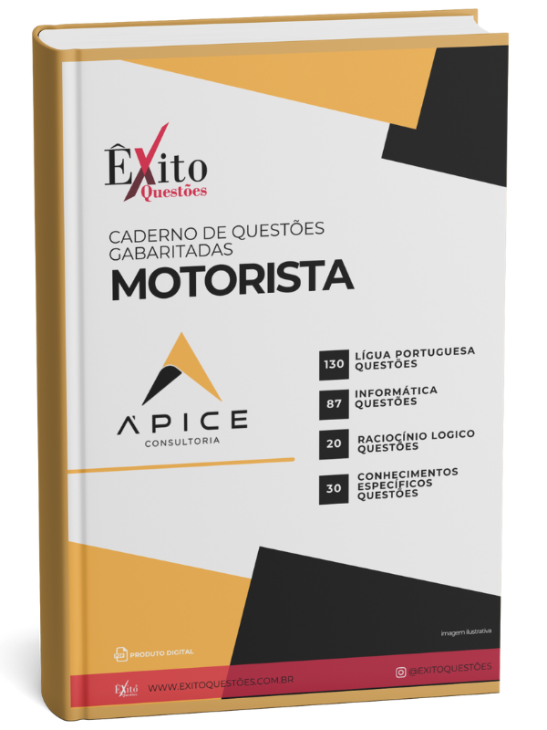 Motorista - Banca APICE CONSULTORIA - Questões Gabaritadas Motorista - Banca APICE CONSULTORIA - Questões Gabaritadas