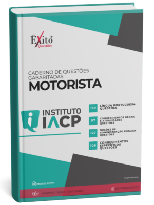 Motorista - Banca INSTITUTO IACP - Questões Gabaritadas