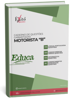 Motorista B - Banca EDUCA PB - Questões Gabaritadas