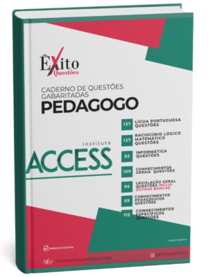 Pedagogo - Banca ACCESS - Questões Gabaritadas