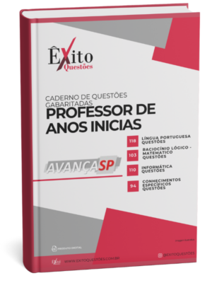 Professor De Anos Iniciais - Banca AVANÇASP - Questões Gabaritadas