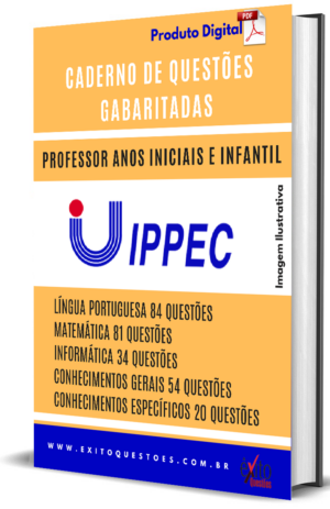Professor Anos Iniciais E Infantil Ippec - Questões Gabaritadas para Concurso Público