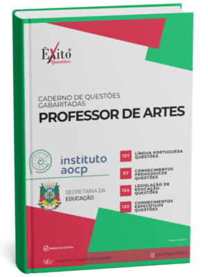Professor De Artes - Banca INSTITUTO AOCP - Questões Gabaritadas