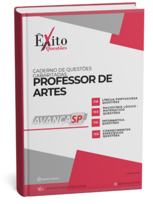 Professor De Artes - Banca AVANÇASP - Questões Gabaritadas