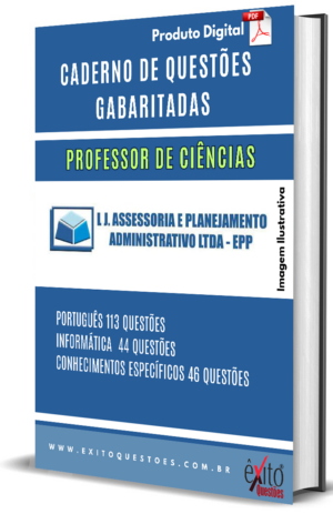 Professor De Ciências - Banca LJ PLANEJAMENTO - Questões Gabaritadas