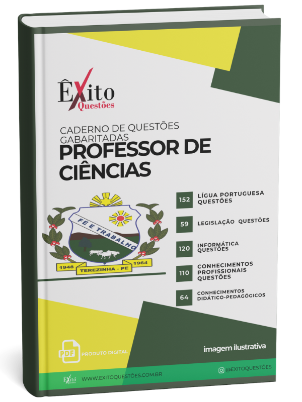 Professor De Ciências - Banca IGEDUC TEREZINHA - Questões Gabaritadas Professor De Ciências - Banca IGEDUC TEREZINHA - Questões Gabaritadas
