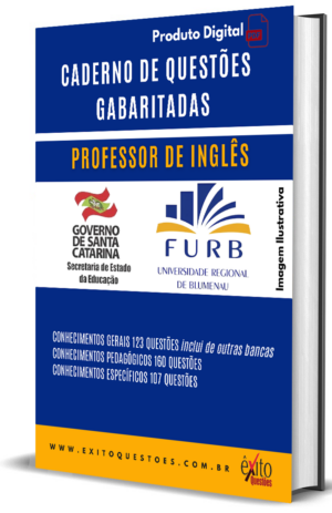 Professor De Inglês - Banca FURB - Questões Gabaritadas