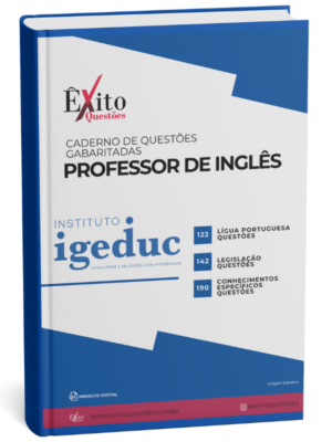 Professor De Inglês - Banca IGEDUC. - Questões Gabaritadas