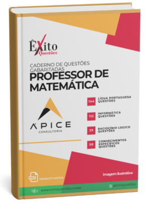 Professor De Matemática - Banca APICE CONSULTORIA - Questões Gabaritadas