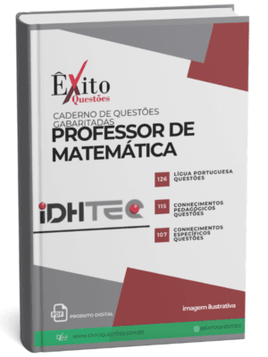 Professor De Matemática - Banca IDHTEC - Questões Gabaritadas