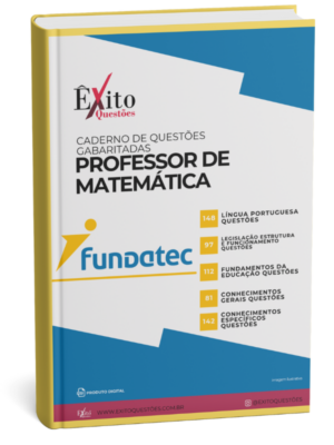 Professor De Matemática - Banca FUNDATEC - Questões Gabaritadas
