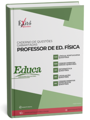 Professor De Ed. Física - Banca EDUCA PB - Questões Gabaritadas
