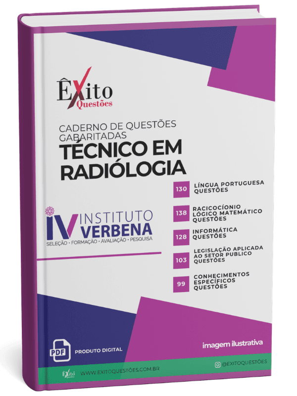 Técnico Em Radiologia Instituto - Banca VERBENA - Questões Gabaritadas Técnico Em Radiologia Instituto - Banca VERBENA - Questões Gabaritadas