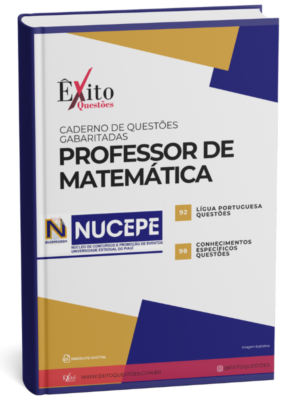 Professor De Matemática - Banca NUCEPE - Questões Gabaritadas