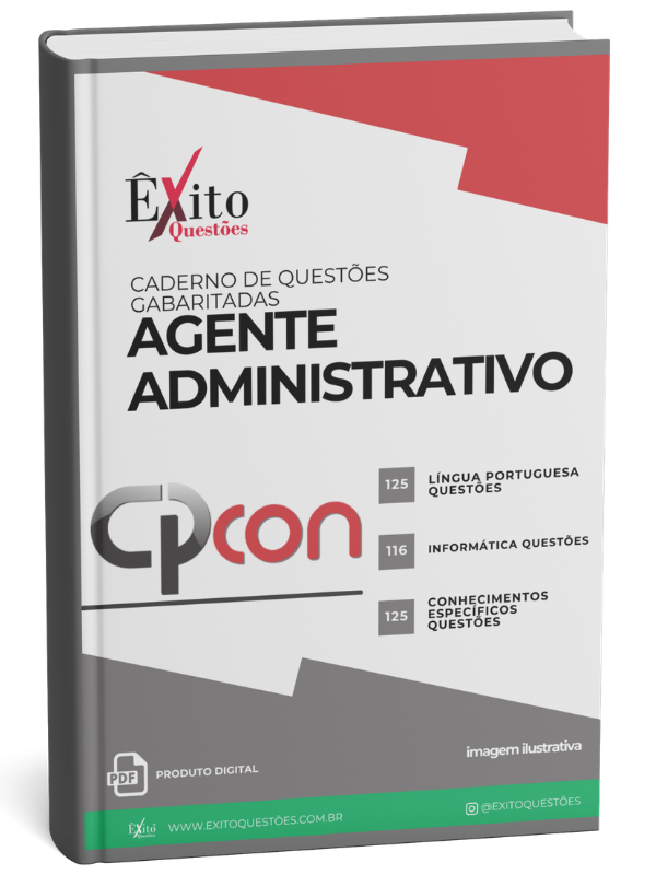 Agente Administrativo - Banca CPCON - Questões Gabaritadas Agente Administrativo - Banca CPCON - Questões Gabaritadas