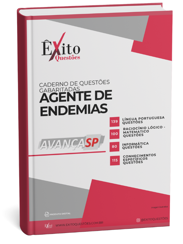 Agente De Endemias - Banca AVANÇASP - Questões Gabaritadas Agente De Endemias - Banca AVANÇASP - Questões Gabaritadas