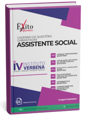 Assistente Social Instituto - Banca VERBENA - Questões Gabaritadas