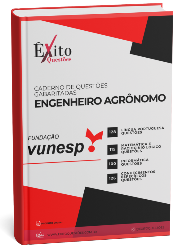 Engenheiro Agrônomo - Banca VUNESP - Questões Gabaritadas Engenheiro Agrônomo - Banca VUNESP - Questões Gabaritadas