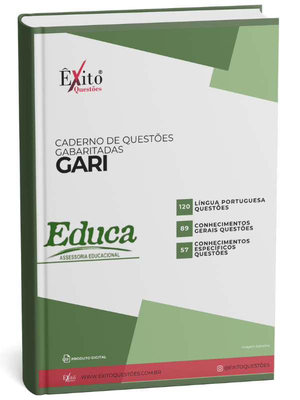 Gari - Banca EDUCA PB - Questões Gabaritadas Gari - Banca EDUCA PB - Questões Gabaritadas