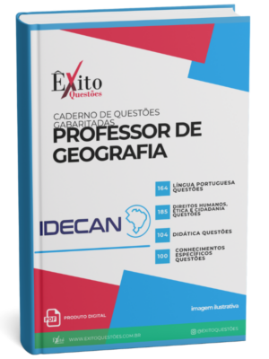 Professor De Geografia - Banca IDECAN - Questões Gabaritadas