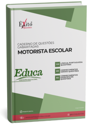 Motorista Escolar - Banca EDUCA PB - Questões Gabaritadas