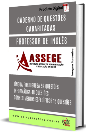 Professor De Inglês - Banca ASSEGE - Questões Gabaritadas