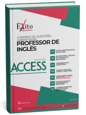 Professor De Inglês - Banca ACCESS - Questões Gabaritadas