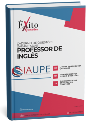 Professor De Inglês - Banca IAUPE - Questões Gabaritadas