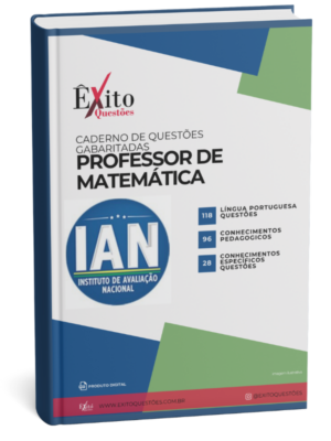 Professor De Matemática Ian - Questões Gabaritadas para Concurso Público