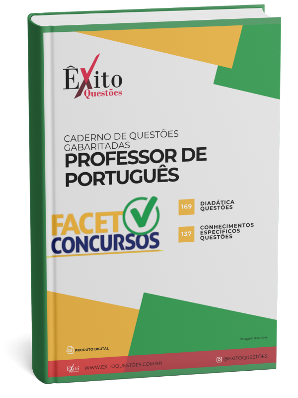 Professor De Português Facet - Questões Gabaritadas para Concurso Público Professor De Português Facet - Questões Gabaritadas para Concurso Público