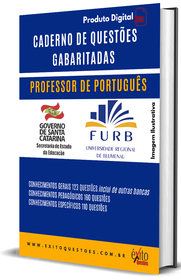 Professor De Português - Banca FURB - Questões Gabaritadas Professor De Português - Banca FURB - Questões Gabaritadas