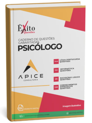 Psicólogo - Banca APICE CONSULTORIA - Questões Gabaritadas