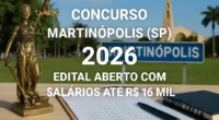 Concurso Martinópolis (SP) 2026: Edital Aberto com Salários até R$ 16 Mil Concurso Martinópolis (SP) 2026: Edital Aberto com Salários até R$ 16 Mil