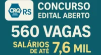 Concurso CRQ RS: Edital Aberto com 560 Vagas e Salários de até R$ 7,6 Mil