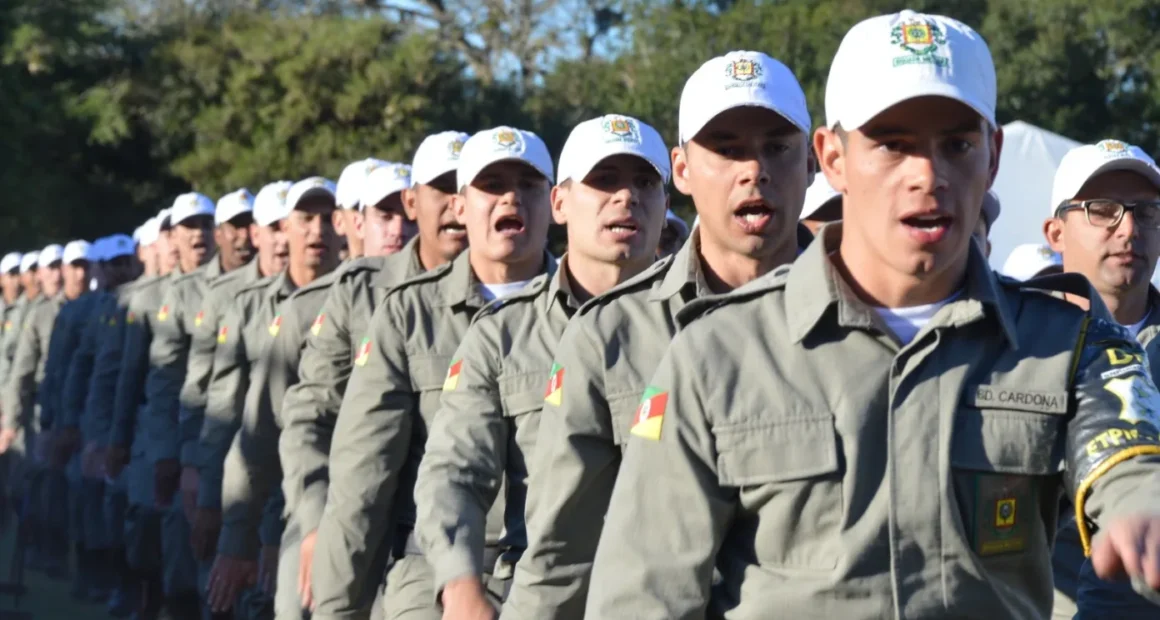 Brigada Militar RS: 600+ vagas temporárias com salários até R$ 17,2 mil