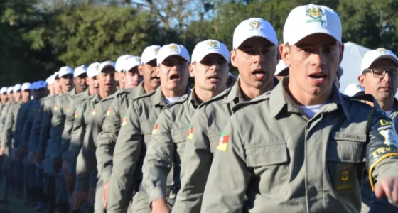Brigada Militar RS: 600+ vagas temporárias com salários até R$ 17,2 mil